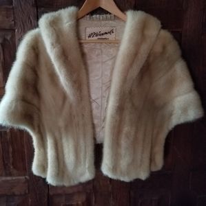 Russian sable "pearl" mini jacket, shaw,